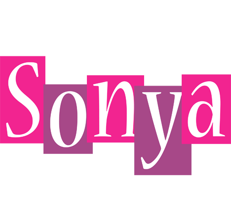 Sonya whine logo