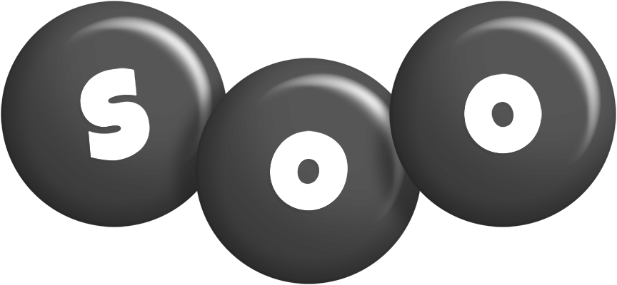 Soo candy-black logo