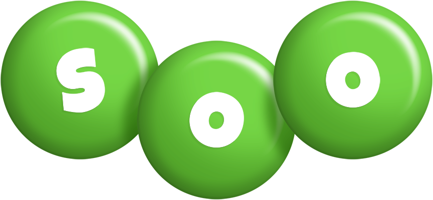 Soo candy-green logo