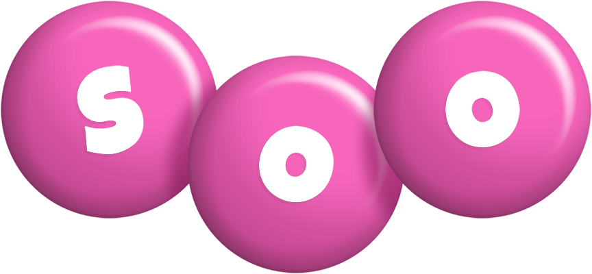 Soo candy-pink logo
