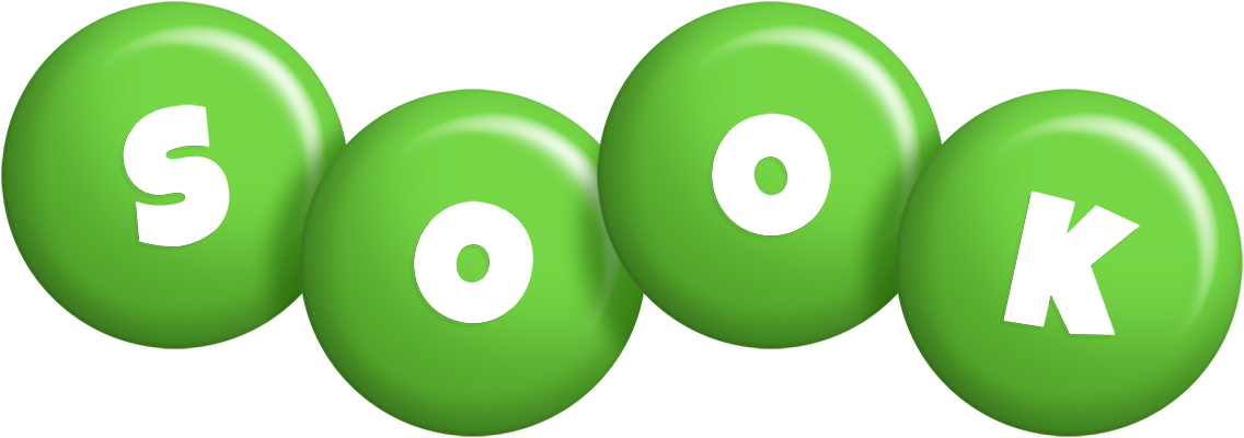 Sook candy-green logo