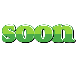 Soon apple logo