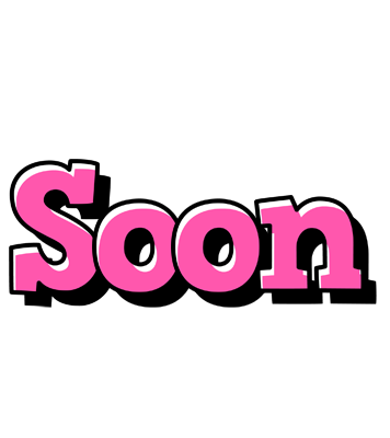 Soon girlish logo