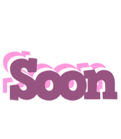 Soon relaxing logo