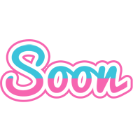 Soon woman logo