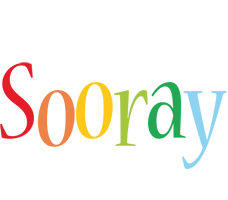 Sooray birthday logo
