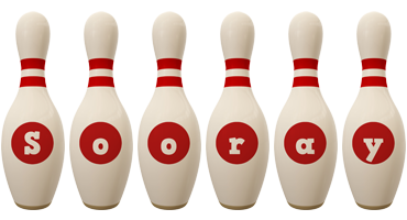 Sooray bowling-pin logo