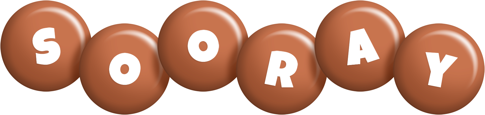 Sooray candy-brown logo