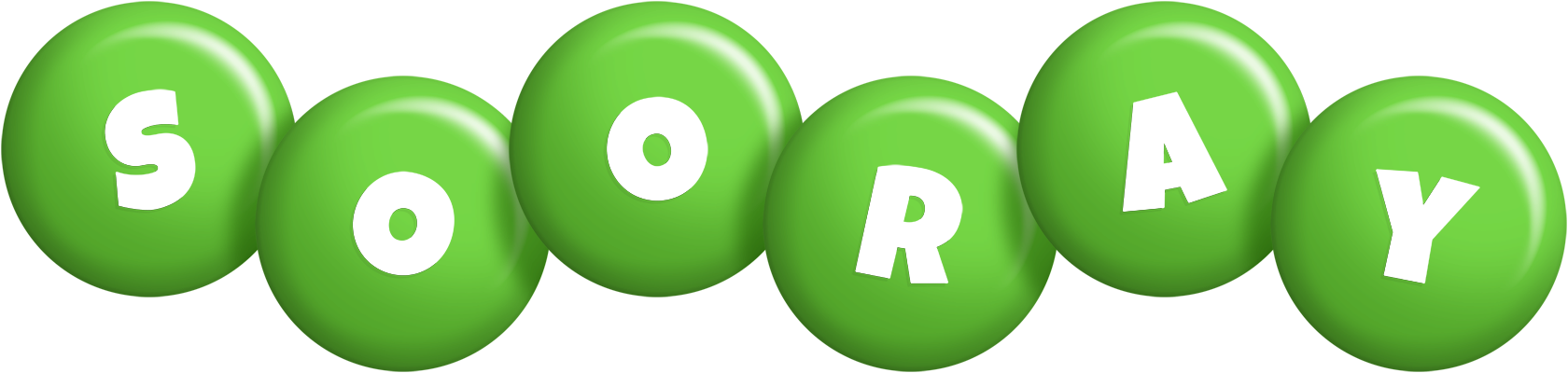 Sooray candy-green logo