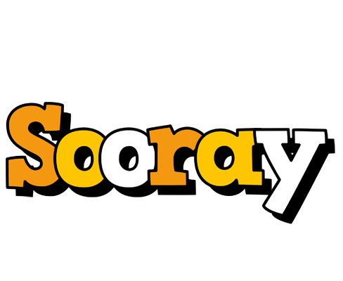 Sooray cartoon logo