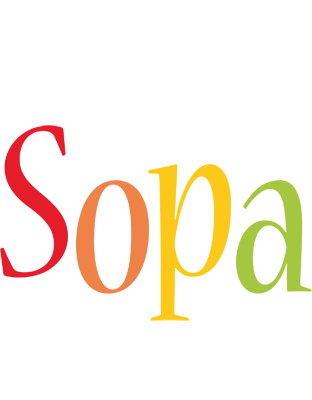 Sopa birthday logo