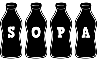 Sopa bottle logo