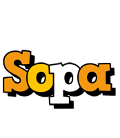 Sopa cartoon logo