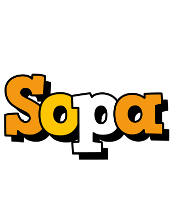 Sopa cartoon logo