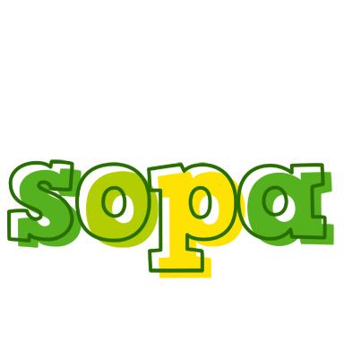 Sopa juice logo