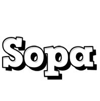 Sopa snowing logo