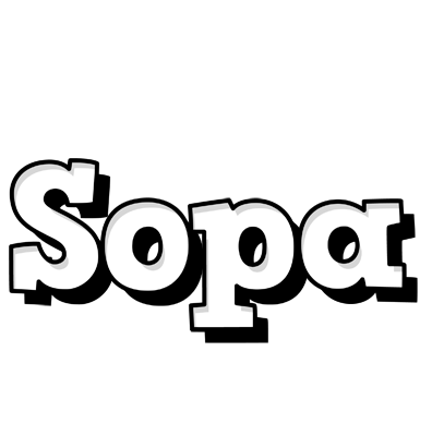 Sopa snowing logo