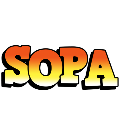 Sopa sunset logo