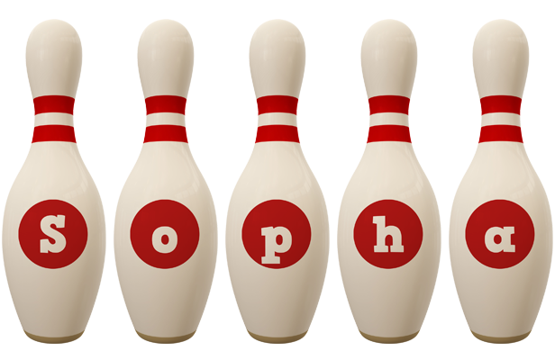 Sopha bowling-pin logo