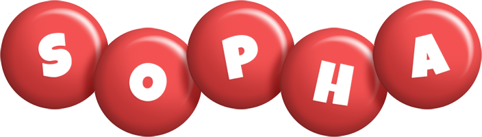 Sopha candy-red logo