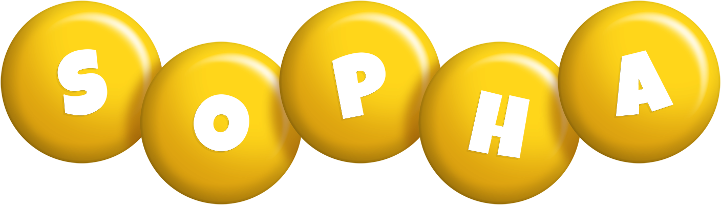 Sopha candy-yellow logo