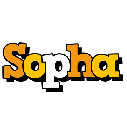 Sopha cartoon logo