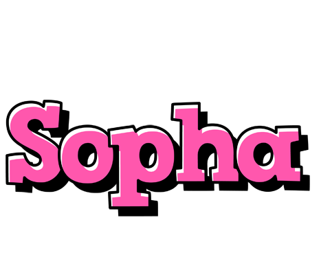 Sopha girlish logo