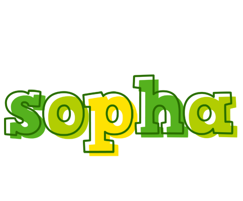 Sopha juice logo