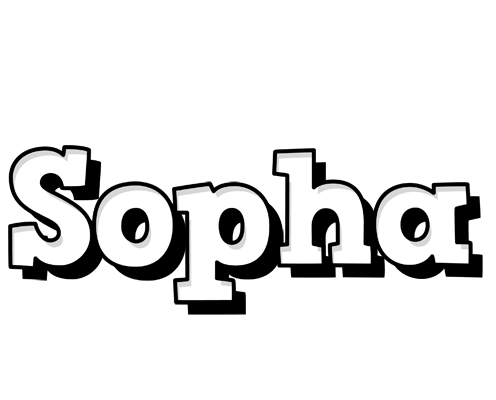 Sopha snowing logo