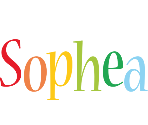 Sophea birthday logo