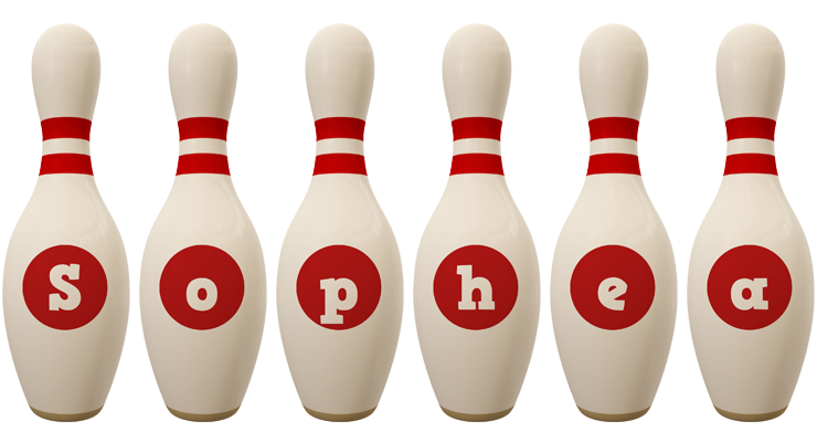 Sophea bowling-pin logo