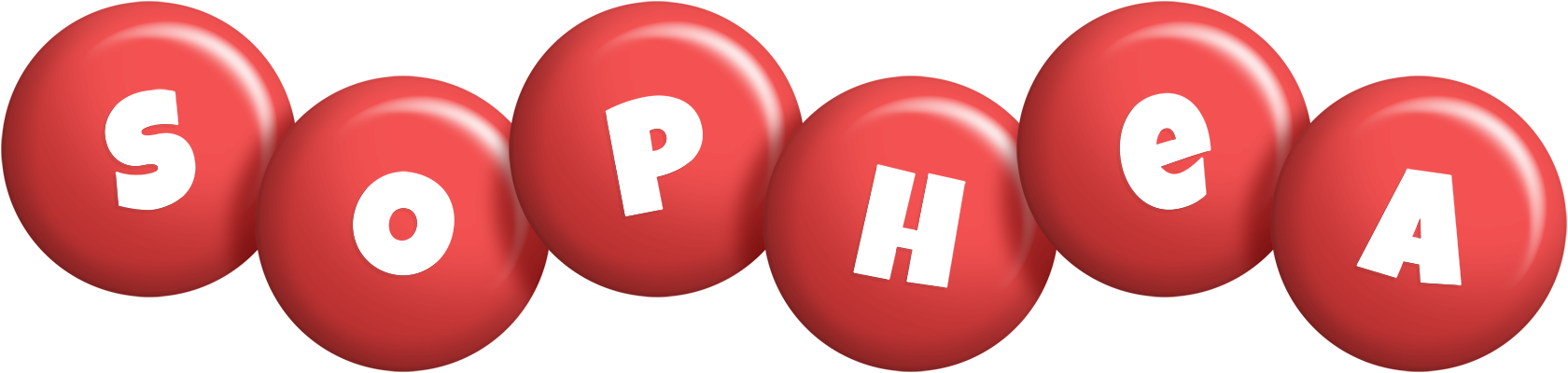 Sophea candy-red logo