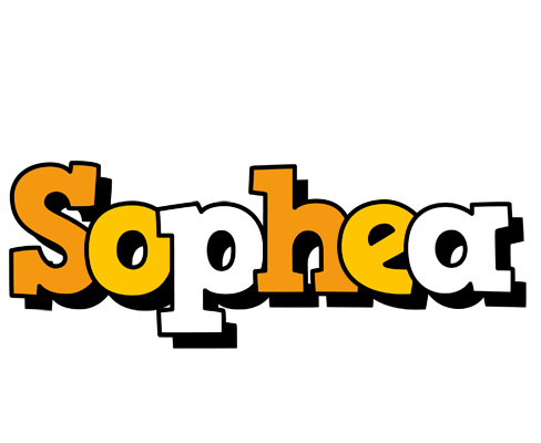 Sophea cartoon logo