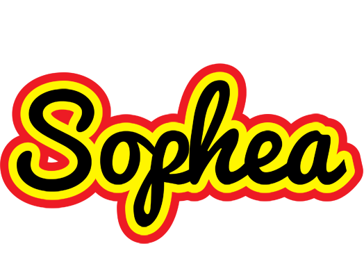 Sophea flaming logo