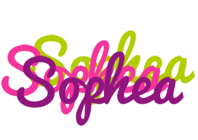 Sophea flowers logo