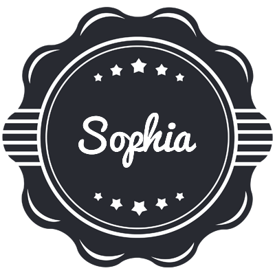 Sophia badge logo
