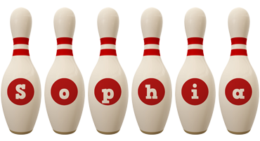 Sophia bowling-pin logo