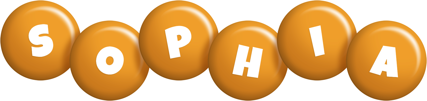 Sophia candy-orange logo