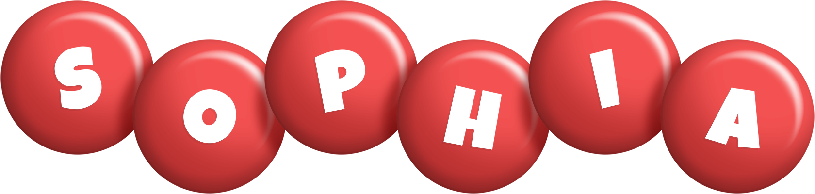Sophia candy-red logo