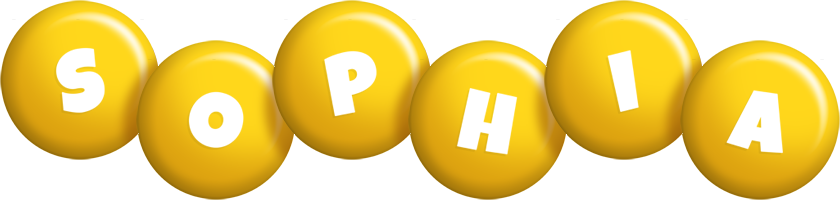 Sophia candy-yellow logo