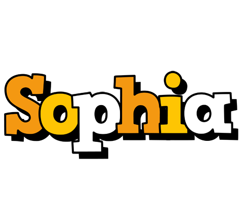 Sophia cartoon logo