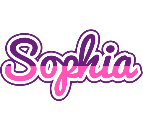 Sophia cheerful logo