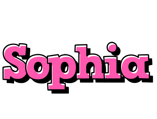 Sophia girlish logo