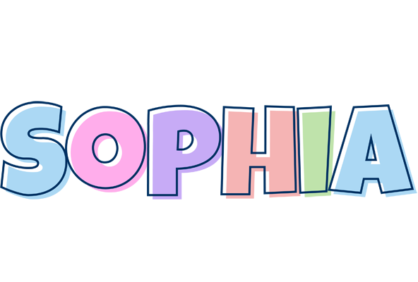 Sophia pastel logo