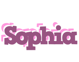 Sophia relaxing logo