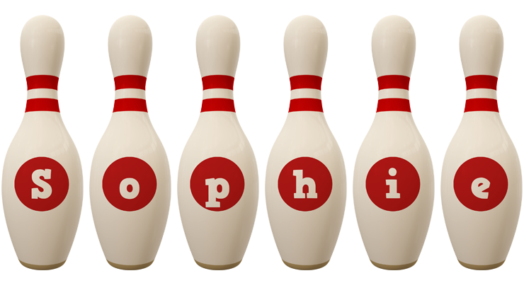 Sophie bowling-pin logo