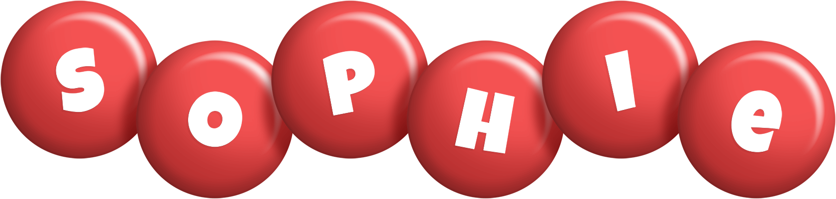 Sophie candy-red logo