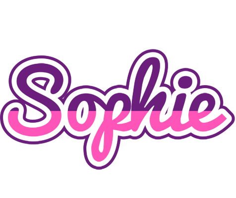 Sophie cheerful logo