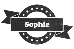 Sophie grunge logo