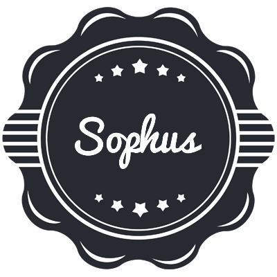 Sophus badge logo